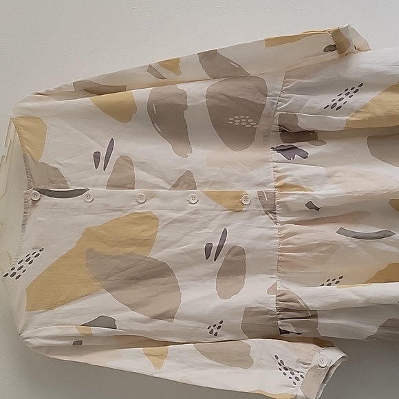 New Tradlands Nova Dress Caroline Print Cotton but looks Linen - Picture 5 of 9